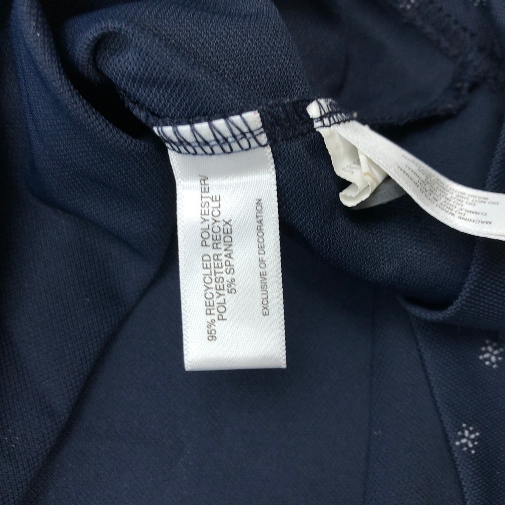 Cutter & Buck UNCW Seahawks Polo Shirt Mens 4XT Navy Blue Geometric Print 12176 - Picture 7 of 8